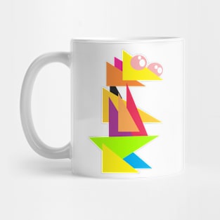 Triangle MOnster Mug